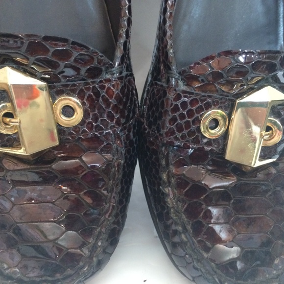 Stuart Weitzman Embossed Patent Leather Flats - Picture 10 of 10